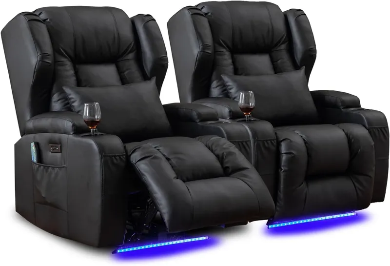 Oprisen Power Recliner Chair with Heat & Massage